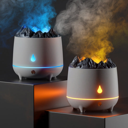 New Volcano Humidifier Flaming Mountain Aromatherapy Machine Volcano Diffuser Home Fog Volume Creativity