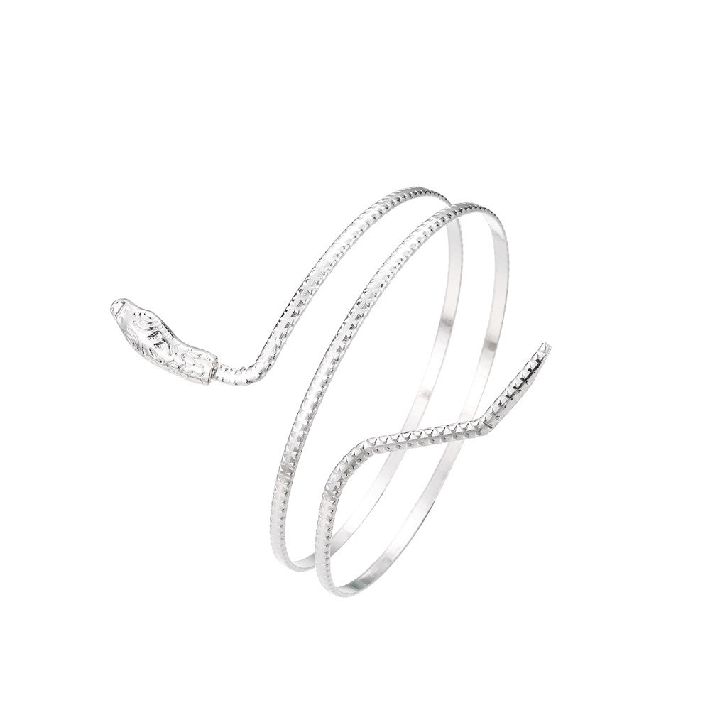 Personality Trend Double-layer Snake-shaped Armband Bracelet