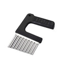 Stainless Steel Handheld Potato Cutter Cutter Wave French Fries Cutting Multifunctional