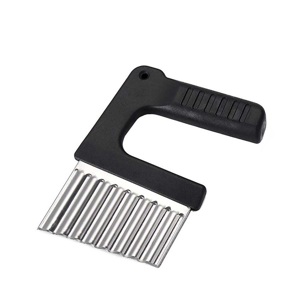 Stainless Steel Handheld Potato Cutter Cutter Wave French Fries Cutting Multifunctional