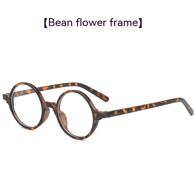 Artistic Retro Round Glasses With No Diopters