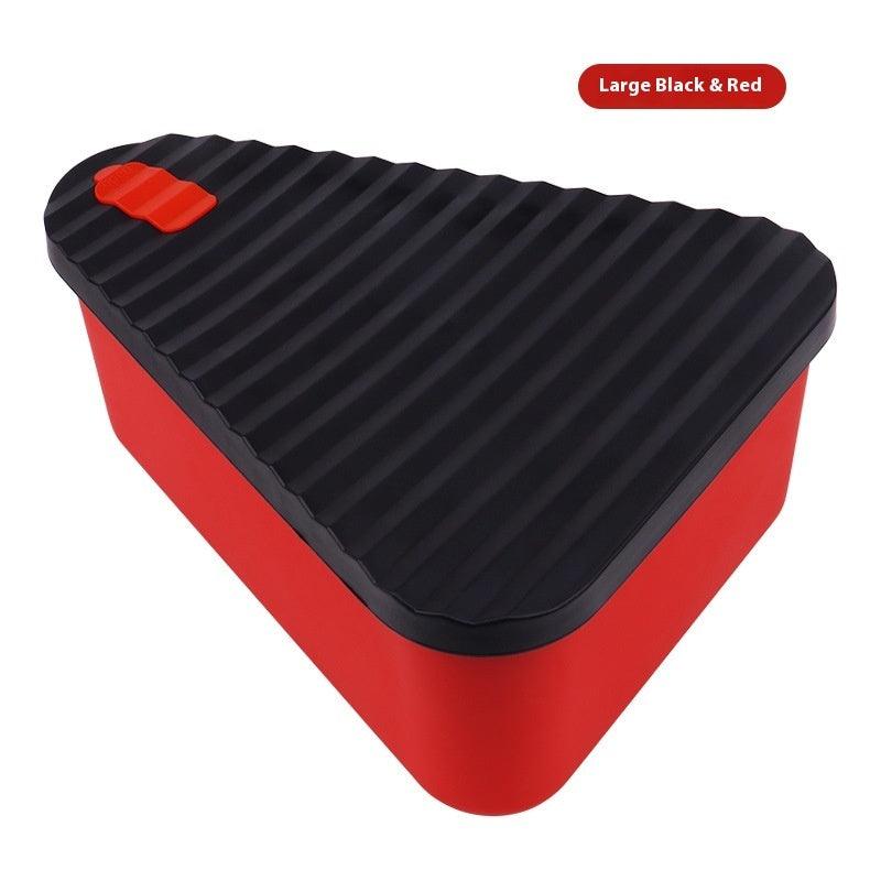 Edible Silicon Pizza Box Pastry Food Lunch Storage Box Refrigerator Microwave Heating Crisper