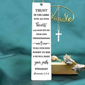 Family Bible Verse Alloy Bookmark