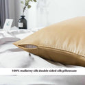 Silk Zipper Sweat-absorbent Breathable Pillowcase