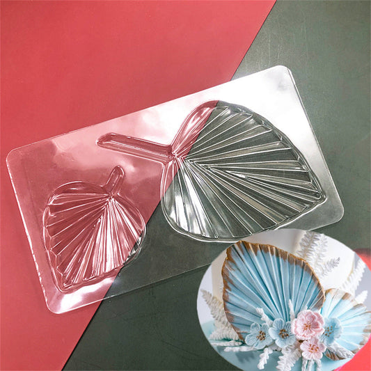 Transparent Palm Leaf Chocolate DIY Cake Decoration Plastic Mold