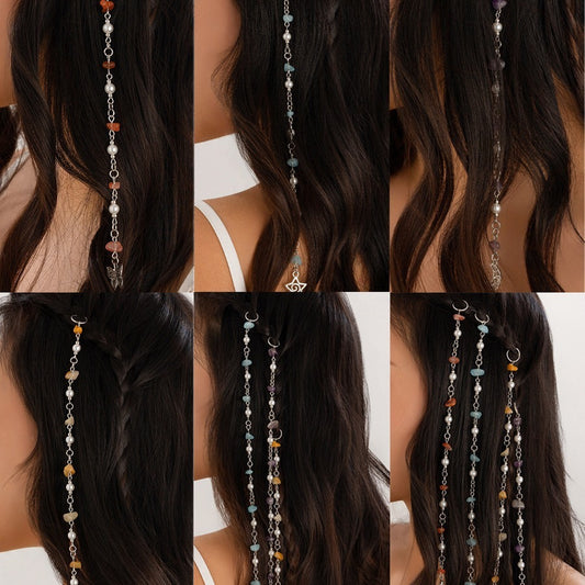 Simple Fashion Color Gravel Hair Band