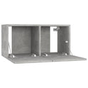 vidaXL Hanging TV Cabinet Concrete Grey 60x30x30 cm