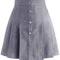 Europe And America Ladies Button Casual Skirt