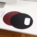 Solid Color Double Sided Round Mouse Pad Office Game Anti-Slip