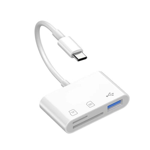 Card Reader USB C SD 3in1 Micro SD To Type-C OTG Adapter For SD TF High-Speed