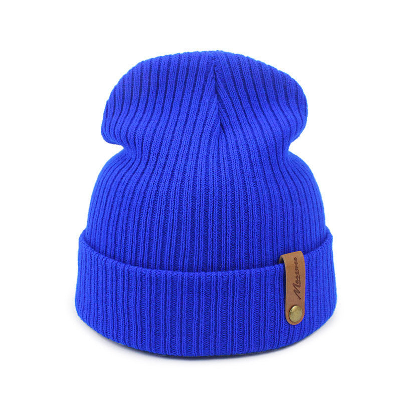 Hat Men's And Women's Autumn And Winter Knitting Wool Beanie Sleeve Hat Warm Fashion Hat