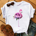 Ice Cream Flower Print Men And Women Couple Short Sleeve