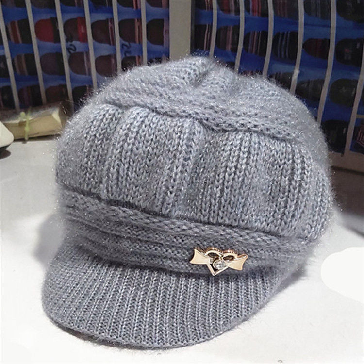 Thickened Knitted Wool Warm Women's Beret