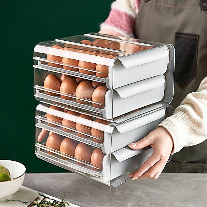 Egg Carton Drawer Type Fresh-keeping Storage Box
