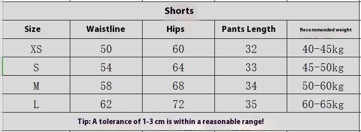 Female Gradient Sports And Fitness Shorts