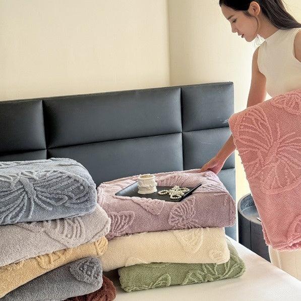 Butterfly Cotton Wool Leisure Blanket