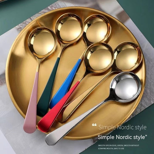 Spoon Creative Cute Thickening Stainless Steel Household