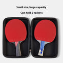 Portable Hard Table Tennis Racket Bag Racket Box Large Capacity Square Backpack