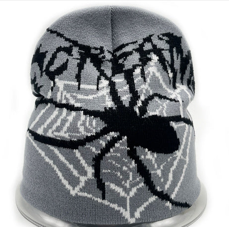 Y2g Knitting Round Machine Cap Jacquard Spider Series No Brim