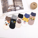 Women's Straight Cartoon Socks Cotton