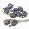 5 Multi-Color Irregular Stone Pendant Accessories