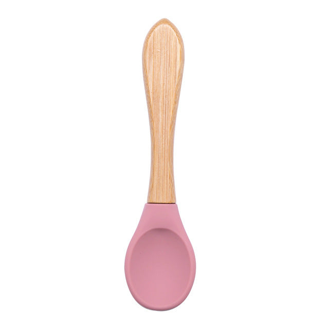 Silicone Baby Food Supplement Tableware Silicone Spoon