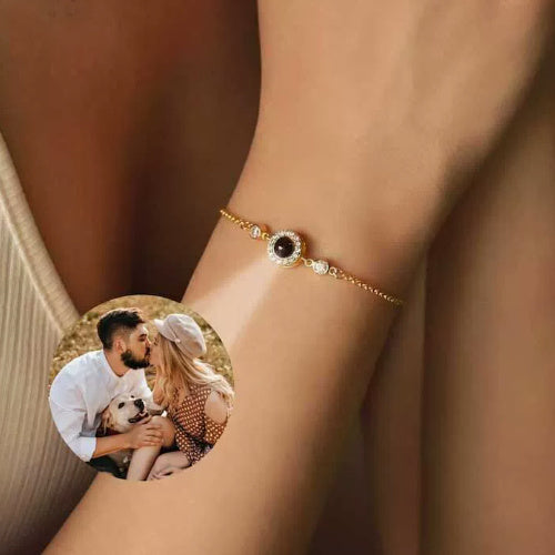 Copper Round Birthstone Bracelet Unisex