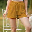 Women's Fashion Casual High Waist Lace-up Loose Shorts