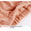 Warm Suit Women's Thick Coral Fleece Loungewear Suit