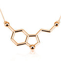 Simple Chemical Molecular Structure Pendant Necklace