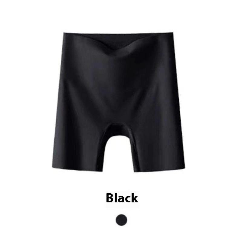 High Waist Seamless Safety Pants Underwear Women's Anti-exposure Non-curling Belly Contracting Hip Lifting