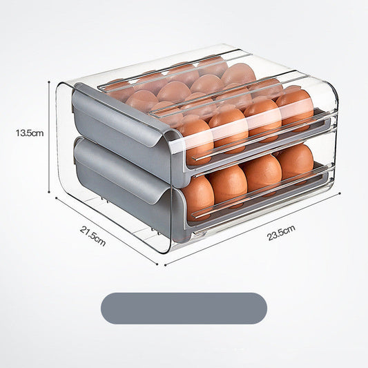 Egg Carton Drawer Type Fresh-keeping Storage Box