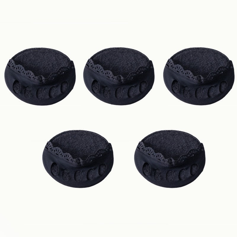 Lace Invisible Five Finger Half Soles Four Seasons Universal Non-slip Toe Socks Female
