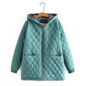 Plus Size Women's Cotton-padded Coat