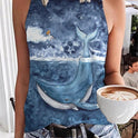 Summer Sports Casual Sleeveless Vest Printed Ladies