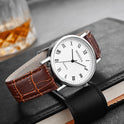 Men's Fashion Simple Belt Quartz Watch