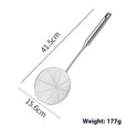 304 Stainless Steel Colander Commercial Kitchen Strainer Fried Drain Line Scoop Up Dumplings Pasta