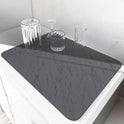Absorbent Bowl And Plate Drying Mat Bar Counter Wash Basin Water Draining Pad Kitchen Table Table Non-slip Mat