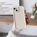 Simple Solid Color Casual Frosted Phone Case