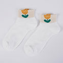 Women's Three-dimensional Bear Embossed Boat Socks