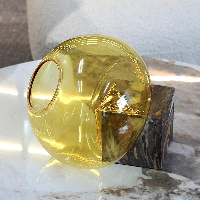 Creative Glass Flowerpot And Flower Vase