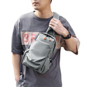 Men's Chest Men's Shoulder Bag Solid Color Messenger