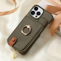 Suitable For 16 Phone Case Ring Bracket Zipper Card Holder