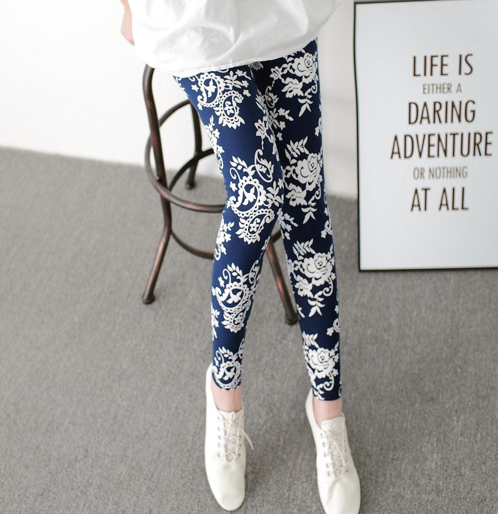 New Women's Clothing Korean Style Ankle-length Stretchy Milk Silk Oversized Leggings Outer Wear