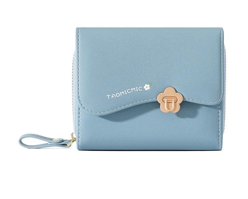 Flower Short European And American Ladies Wallet Fashion Design
