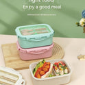 Wheat Straw Insulated Lunch Student Convenient Lunch Box