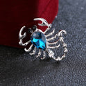 South Korea Scorpion Crystal Pin For Men And Women Korean Style All-match Corsage Brooch