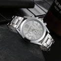 New Fashion Steel Band Men's Quartz Hand Watch