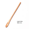 Wooden Tableware Small Wood Spoon 23cm Long Handle Bee Spoon Coffee Muddler