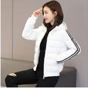 Women's Clothing Short Cotton Jacket New Winter Clothes Student Clothing Slim-fit Hood Fashionable Cotton Coat